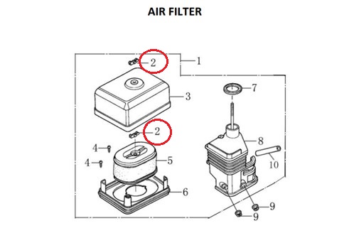 air filter 2 1 1