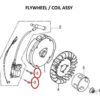 flywheel and coil assy 3 1 1
